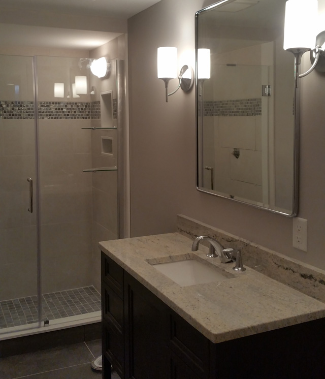 Luxury Double Vanity White Shaker Brewster