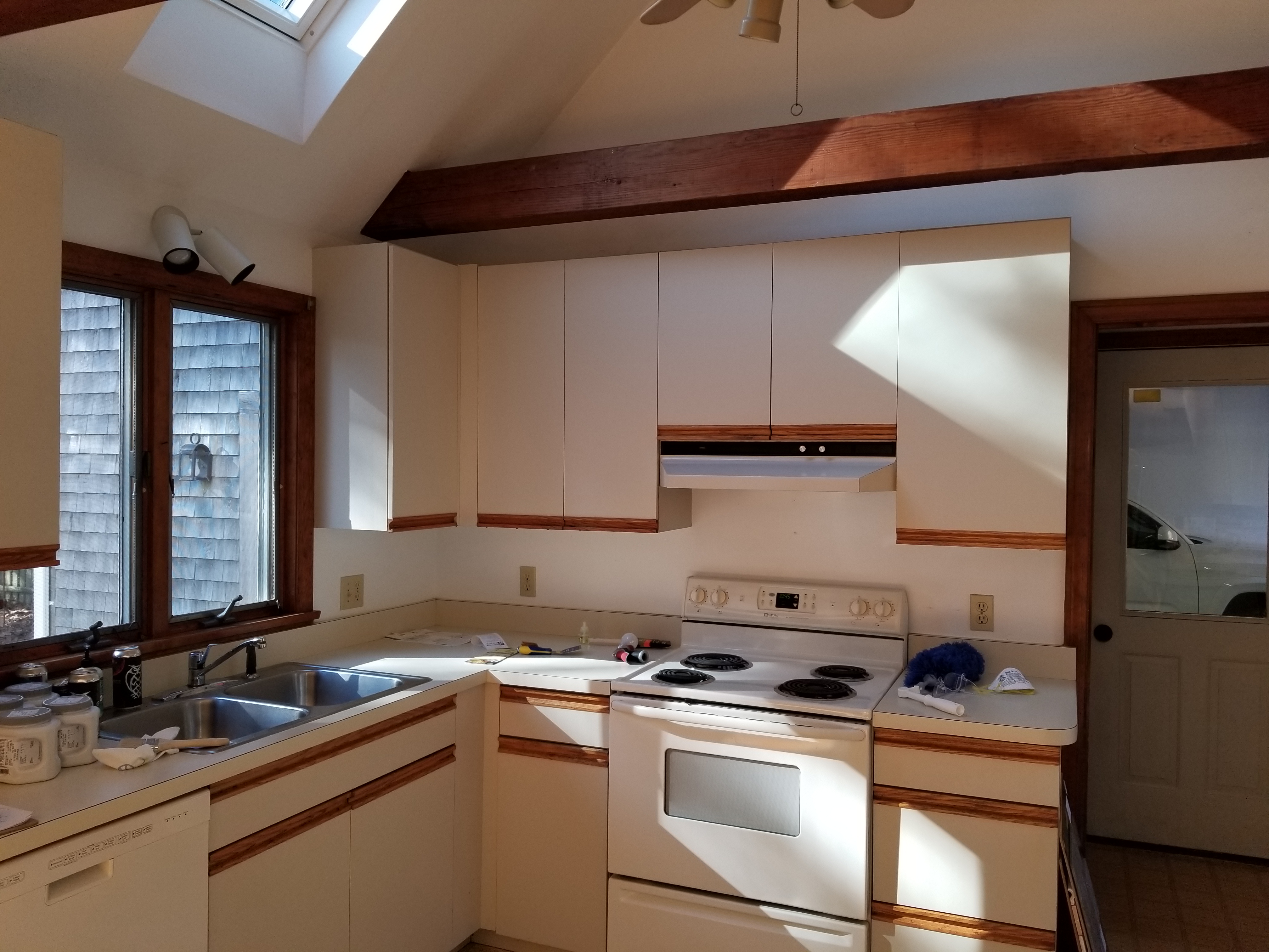 Before: Outdated Colonial Kitchen