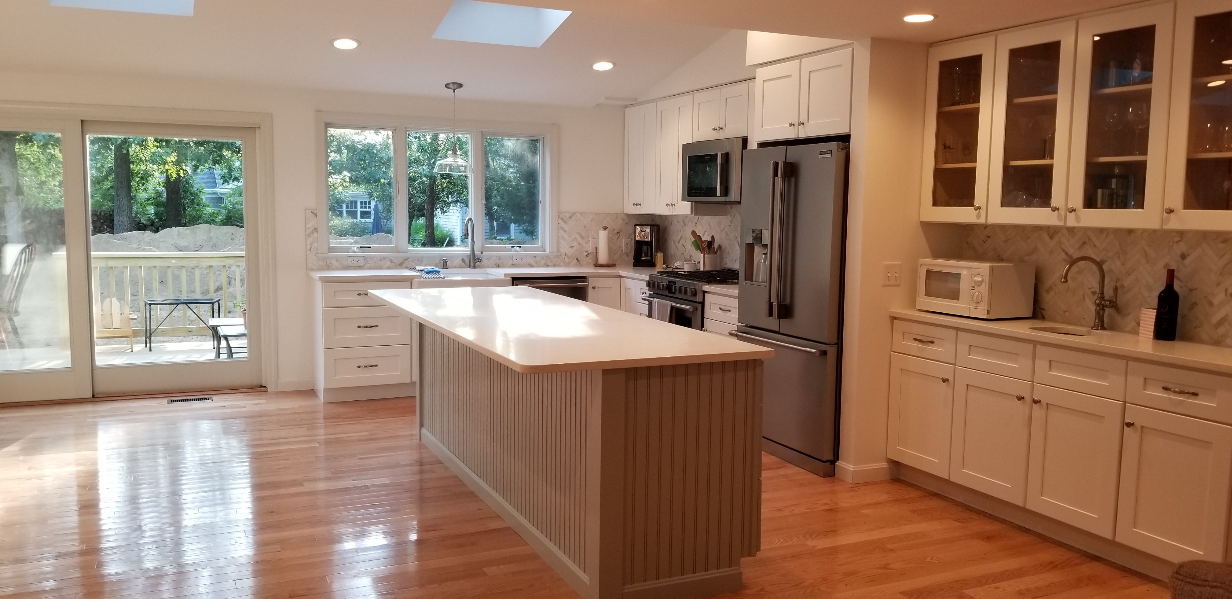 After: Bright Executive White Kitchen